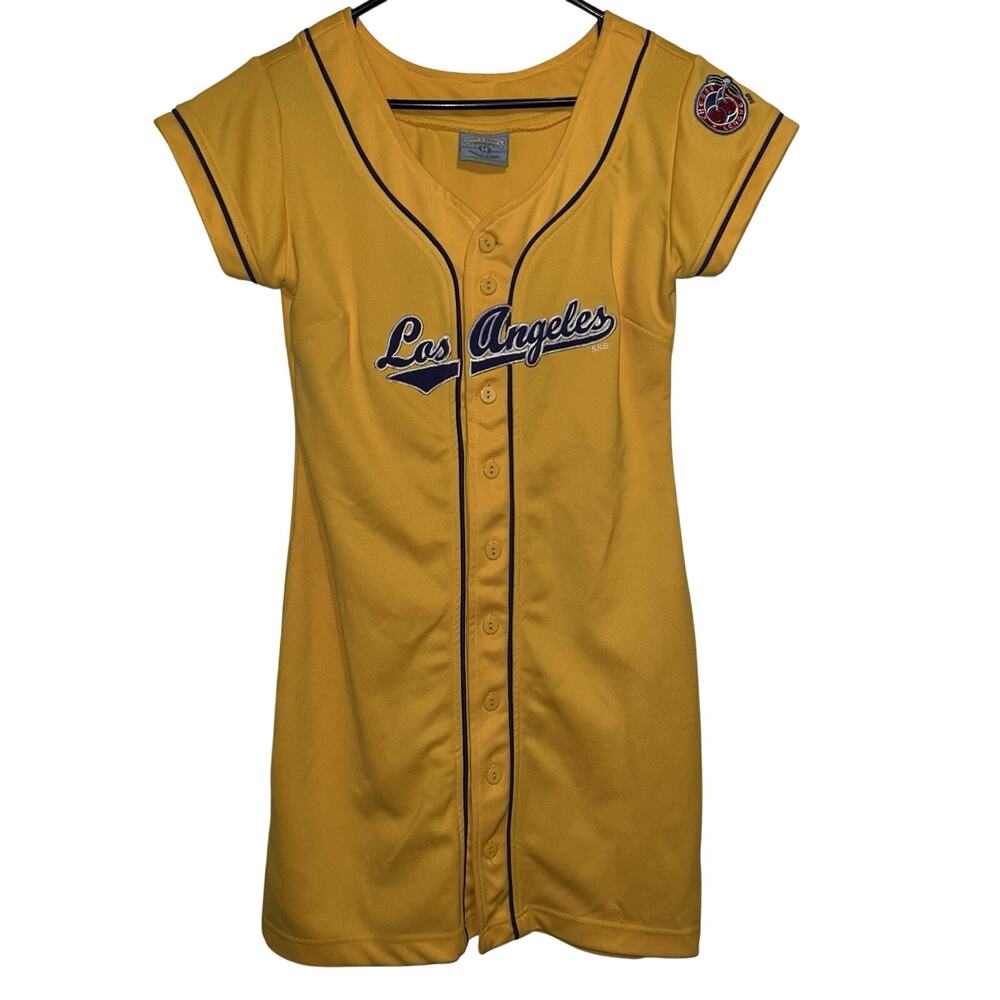 Los Angeles Lakers Cherry League Baseball Steve & Barry's Stitched Jersey M